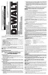 DeWalt DWH050 Manual De Instrucciones