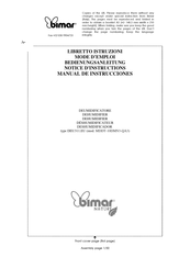 Bimar DEU311.EU Manual De Instrucciones