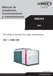 Lennox AQUA4 AAH Manual De Instalación, Funcionamiento Y Mantenimiento