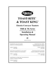 Hatco TOAST-RITE TOAST KING TRH Serie Manual De Instalación Y Funcionamiento