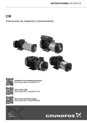 Grundfos CM Instrucciones De Instalación Y Funcionamiento