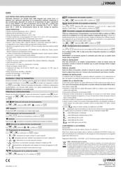 Vimar 02906 Guía Rápida Para Instalador/Usuario