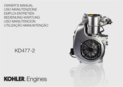 Kohler Engines KD477-2 Manual De Usuario