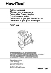 HewiTool GNC 40 Instrucciones De Manejo