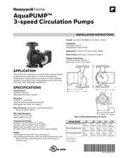 Honeywell Home AquaPUMP PC3F1558IUF00 Instrucciones De Instalación