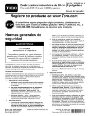 Toro 51467 Manual Del Operador