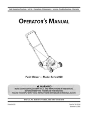 Mtd 020 Serie Manual Del Operador