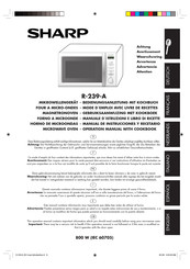 Sharp R-239-A Manual De Instrucciones Y Recetario