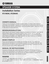 Yamaha Installation Serie Manual De Instrucciones