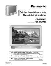 Panasonic CT-30WX52 Manual De Instrucciones