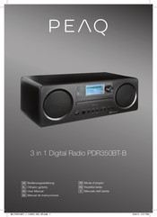 Peaq PDR350BT-B Manual De Instrucciones