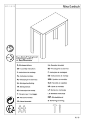 Möbelix 0440002101 Instrucciones De Montaje