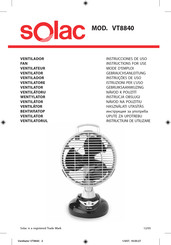 SOLAC VT8840 Instrucciones De Uso