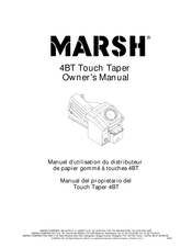 Marsh Touch Taper 4BT-4 Manual Del Propietário