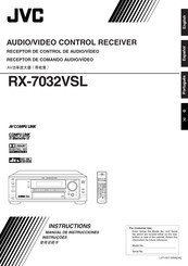 JVC RX-7032VSL Manual De Instrucciones