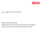 Seca 709 Instrucciones De Manejo