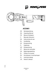 NovoPress ACO401 Instrucciones De Uso