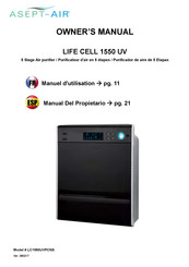 Asept-Air LIFE CELL 1550 UV Manual Del Propietário