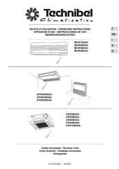 Technibel Climatisation MCW3B5XA Instrucciones De Uso