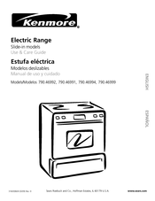 Sears Kenmore 790.46994 Manual De Uso Y Cuidado