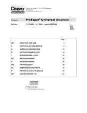 Dentsply Maillefer ProTaper Universal Instrucciones De Uso