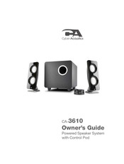 Cyber Acoustics CA-3610 Manual De Instrucciones