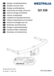 Westfalia 321 536 Instrucciones De Montaje