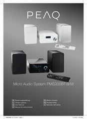 Peaq PMS200BT-B/W Manual De Instrucciones