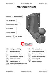 S.K. Handels SK-BT-890 Instrucciones De Montaje