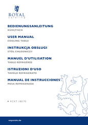 Royal Catering RCKT 180/70 Manual De Instrucciones