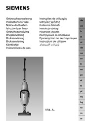 Siemens VR4.A Serie Instrucciones De Uso