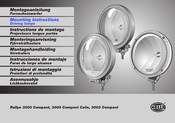 Hella Rallye 3000 Compact Instrucciones De Montaje