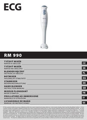 ECG RM 990 Manual De Instrucciones