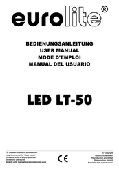 EuroLite LED LT-50 Manual Del Usuario