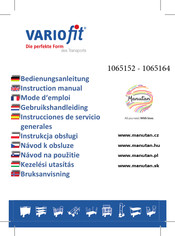 Manutan VARIOfit Instrucciones De Servicio Generales