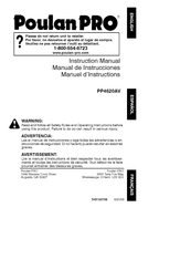 Poulan Pro PP4620AV Manual De Instrucciones