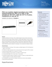 Tripp-Lite PDUMH15 Manual Del Propietário