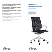 vitra. Meda Chair Instrucciones De Uso