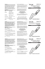 Taylor 9848FDA/806 Manual De Instrucciones