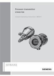Siemens SITRANS P300 7MF8.23 Serie Instrucciones De Funcionamiento Compactas
