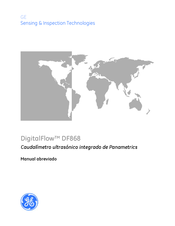 GE DigitalFlow DF868 Manual Abreviado