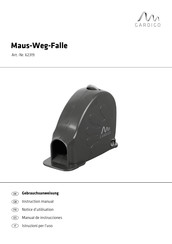 Cardigo Maus-Weg-Falle 2ER-SET Manual De Instrucciones