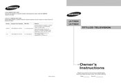 Samsung LN-T1954H Instrucciones Del Propietario