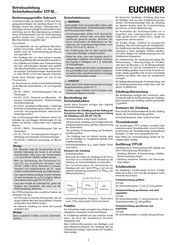 EUCHNER STP-BI-3A-2131A024SR11 Manual De Instrucciones