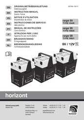 Horizont 10840 Instrucciones De Servicio