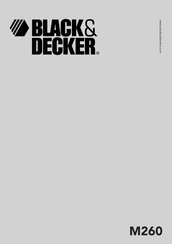 BLACK&DECKER M260 Manual Del Usuario