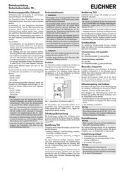 EUCHNER TK Serie Manual De Instrucciones