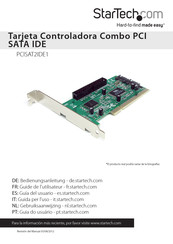 StarTech PCISAT2IDE1 Guia Del Usuario