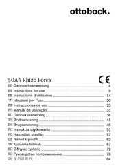 Ottobock 50A4 Rhizo Forsa Instrucciones De Uso