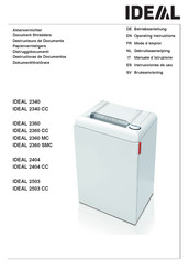 Ideal 2404 CC Instrucciones De Uso